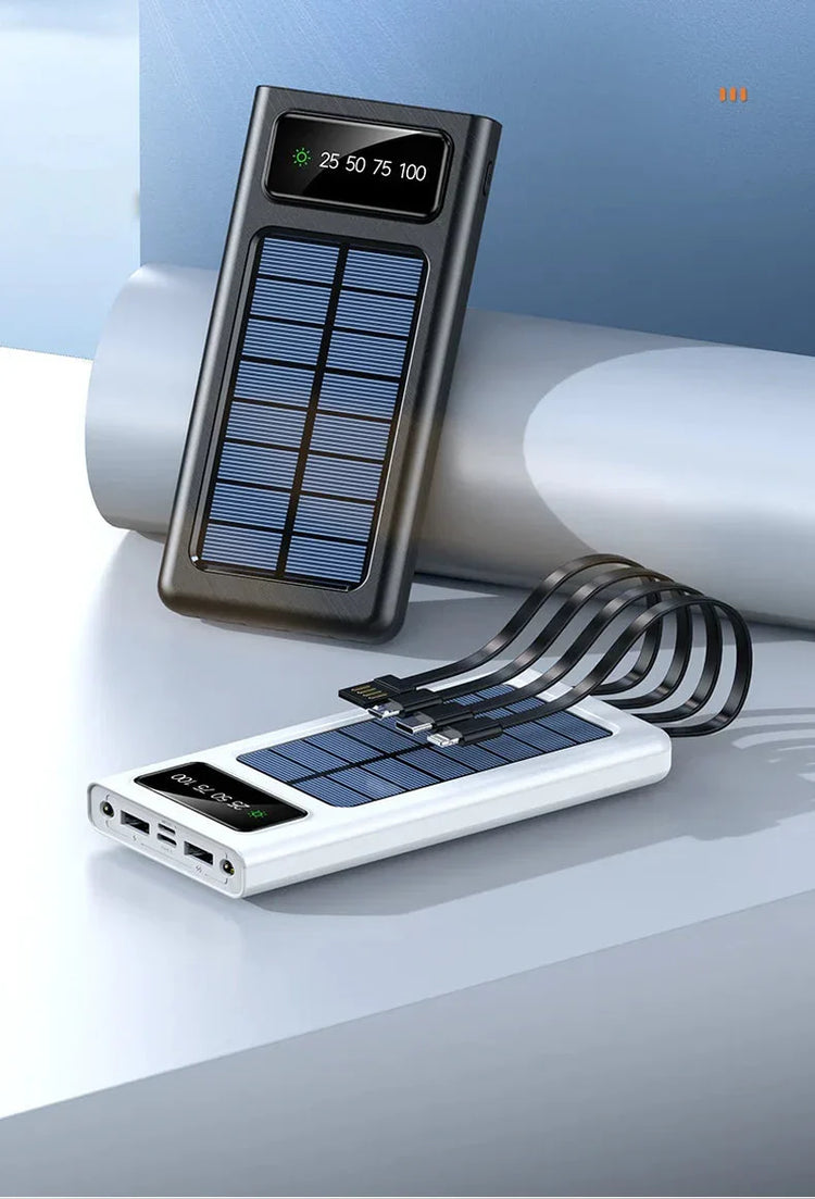 4-In-1 Zonne-Powerbank