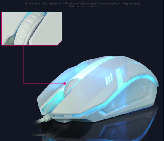 Bluetooth Wireless Mouse for Computer PC Laptop Ipad Tablet with RGB Backlight Mice Ergonomic Rechargeable USB Mouse Gamer