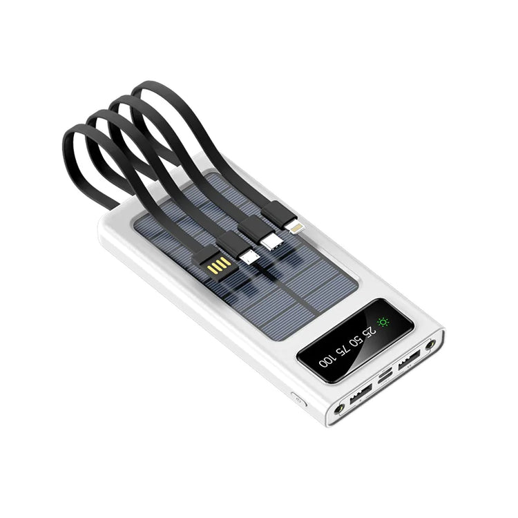 4-In-1 Zonne-Powerbank