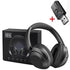 15 Hour Wireless Headset Bluetooth Headphone 5.3 Large TV Earphone Rotate Big Earmuffs with USB Adapter for Television PC