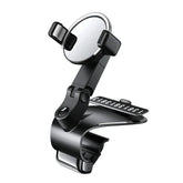 Universal 360 Rotating Cell Phone GPS Car Dashboard Mount Phone Holder Stand Hud Clip-On Cradle Phone Bracket Car Holder