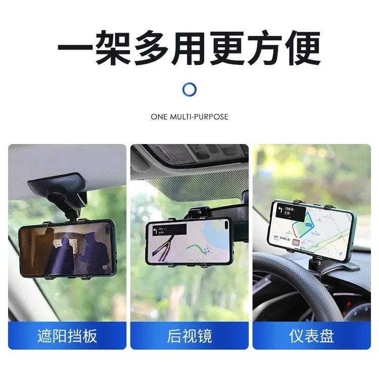 Car Phone Holder Stand Universal Dashboard Car Clip Mount GPS Cell Mobile Phone Support in Car Bracket for Iphone Samsung Xiaomi