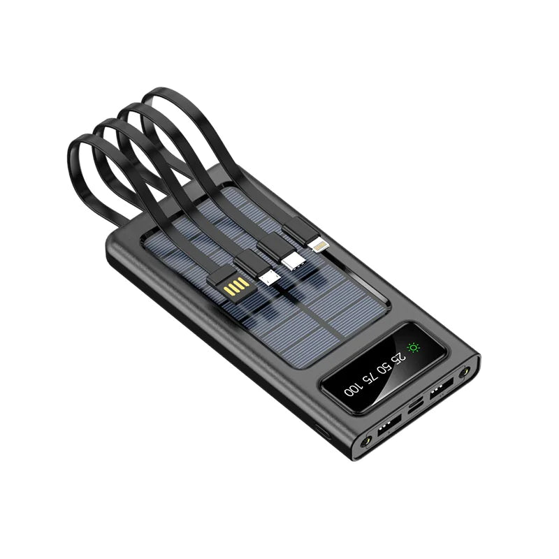 4-In-1 Zonne-Powerbank